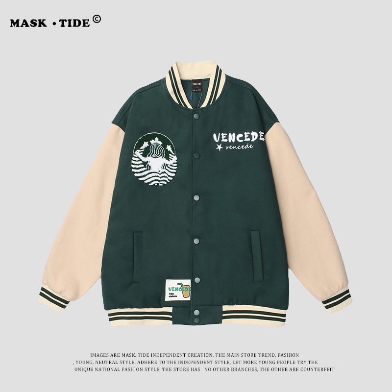 Áo khoác Bomber Varsity Jacket nam nữ Vencede thiết kế mới 2021