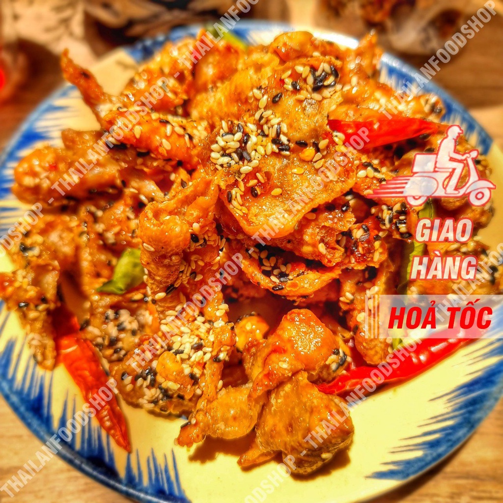 Da Gà Sấy Giòn Sốt Chanh Dây Túi 1KG