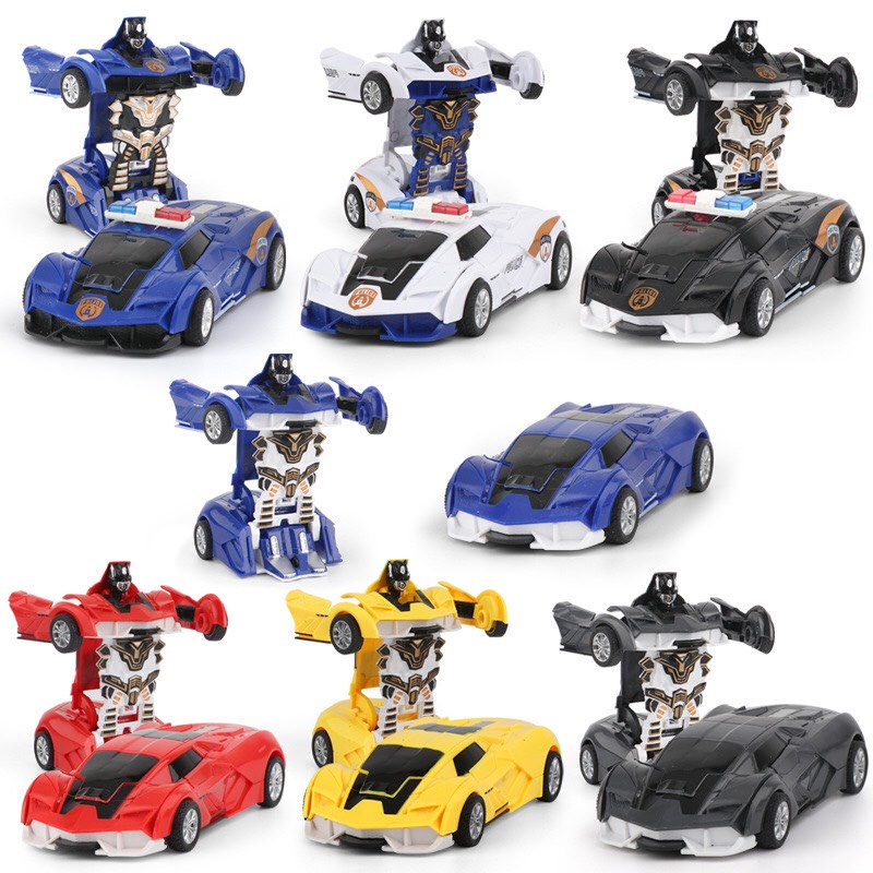 Ô tô robot biến hình song quán trính cho bé trai