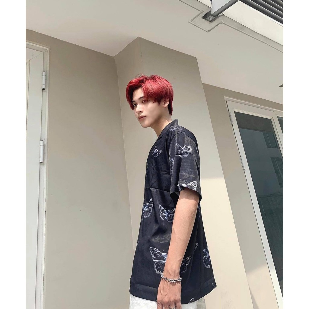 Áo sơ mi dirtycoins Monarch Print Shirt áo sowmi bướm dirty coins | BigBuy360 - bigbuy360.vn