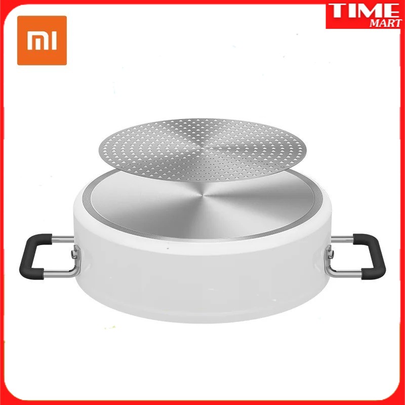 [CHÍNH HÃNG] Nồi lẩu Xiaomi Mijia dùng cho bếp điện từ cảm ứng.Cao cấp, chống dính,an toàn. Bảo hành 6TH [TIME_MART]