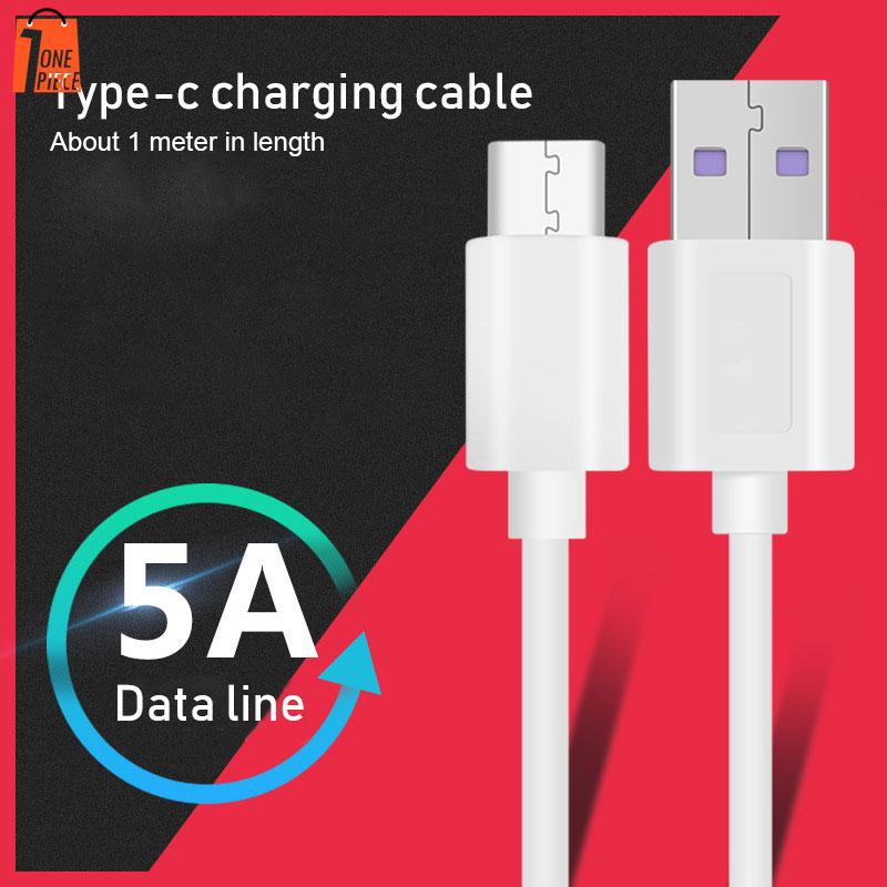 Dây cáp sạc dữ liệu USB loại C nhanh 5A cho Samsung S8/Xiaomi/Huawei