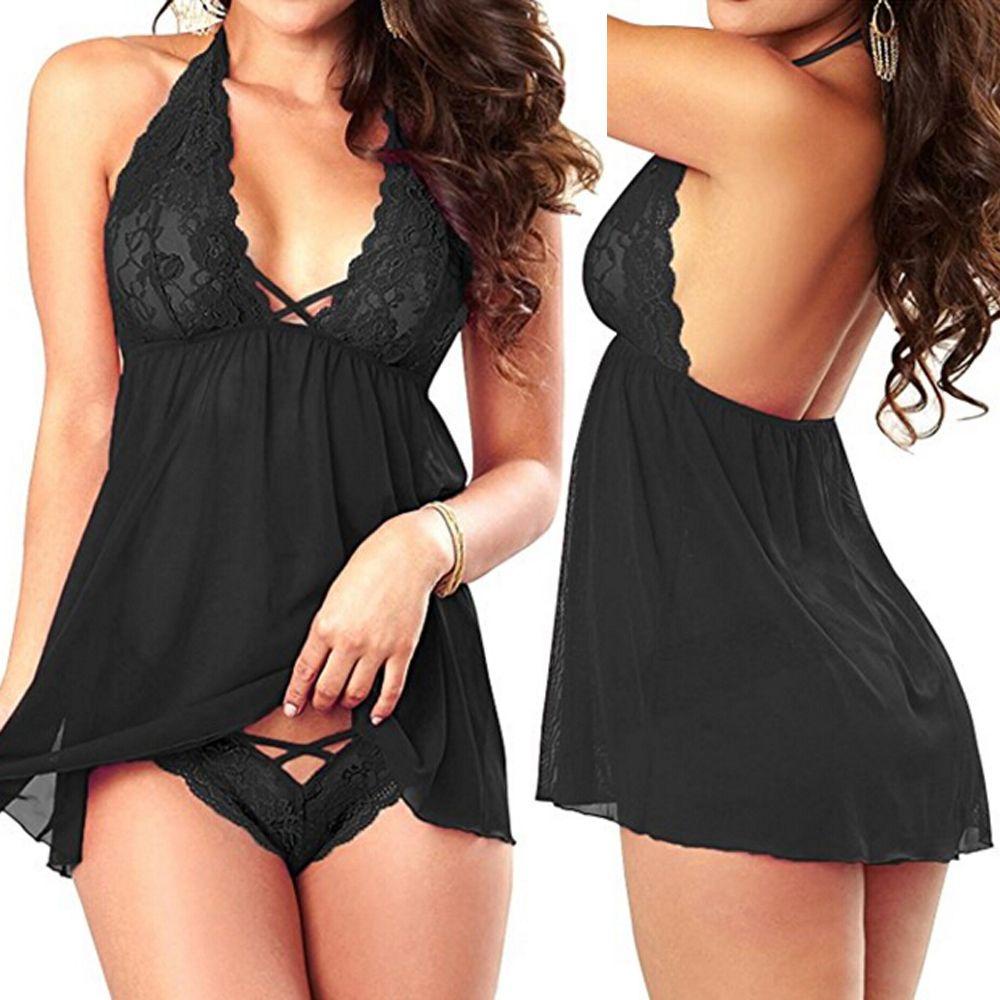 Đầm Ngủ Babydoll Xuyên Thấu Gợi Cảm