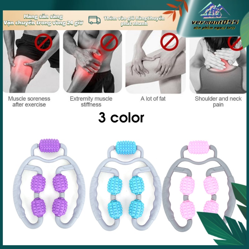 Có thể bán buôn Con lăn Yoga Massage Bắp Tay, Bắp Chân, Con lăn Massage Tiện Dụng Chất Lượng Cao vermont055 Hàng giao ngay