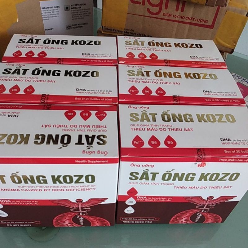 SẮT ỐNG KOZO hộp 20 ống