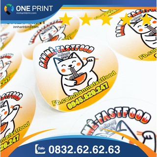 Combo in 4320 con tem giấy - tem ăn vặt