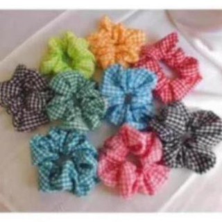 Cột tóc vải scrunchies caro - BICHQN03 haanh