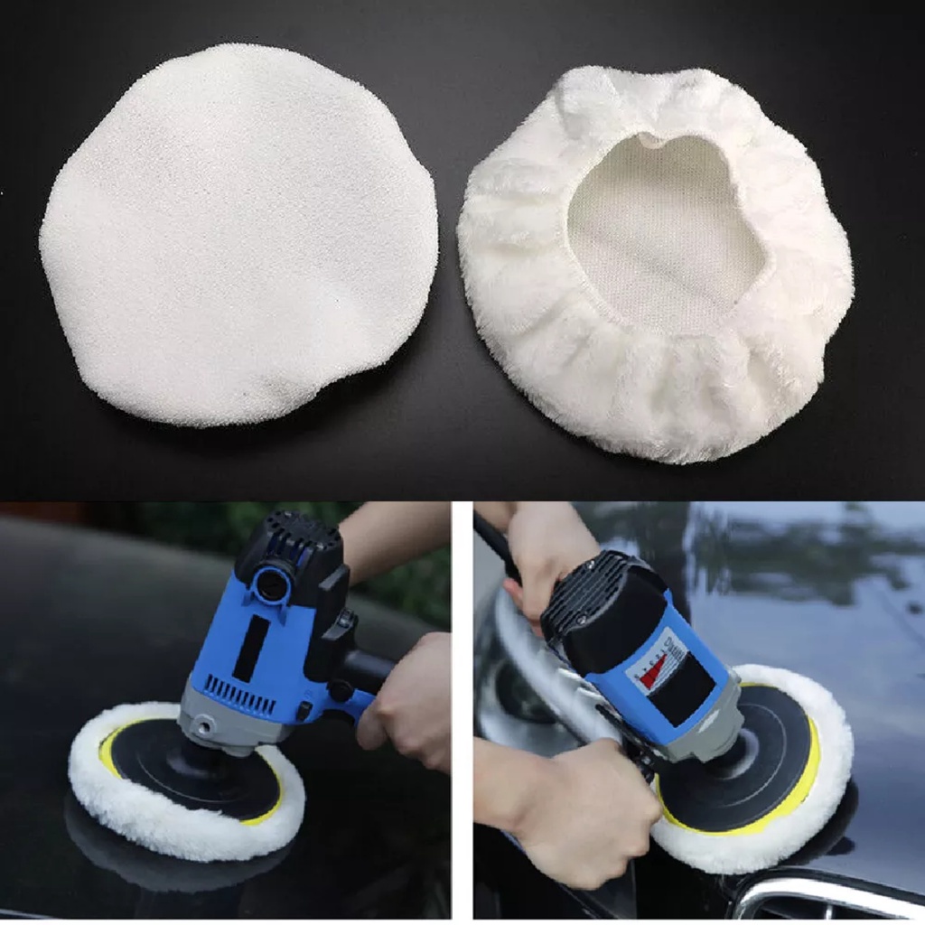 Bộ 2 miếng bông cho máy đánh bóng xe 12v