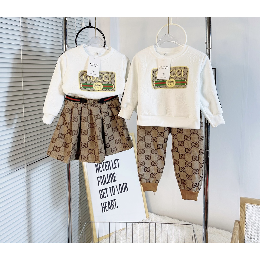 Sét 3 chi tiết GUCI dành cho bé trai , bé gái