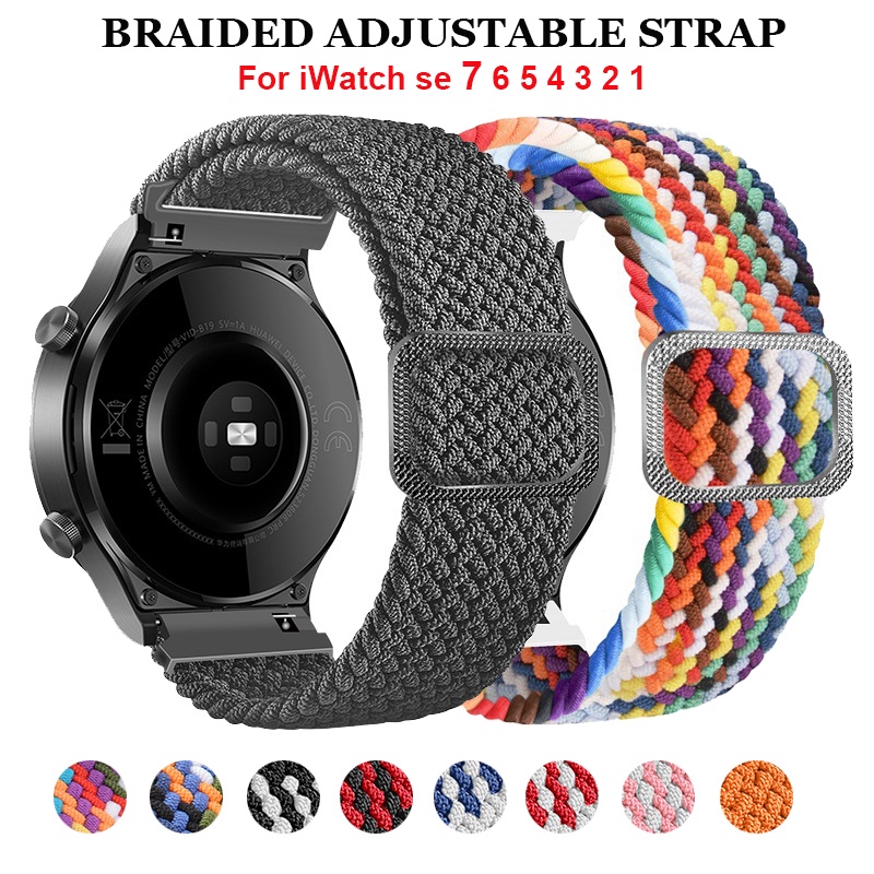 Dây Đeo Nylon 20mm 22mm Cho Đồng Hồ Thông Minh Samsung Galaxy Watch 3 45mm / 46mm / 42mm Active 2 Huawei GT 2 2e pro