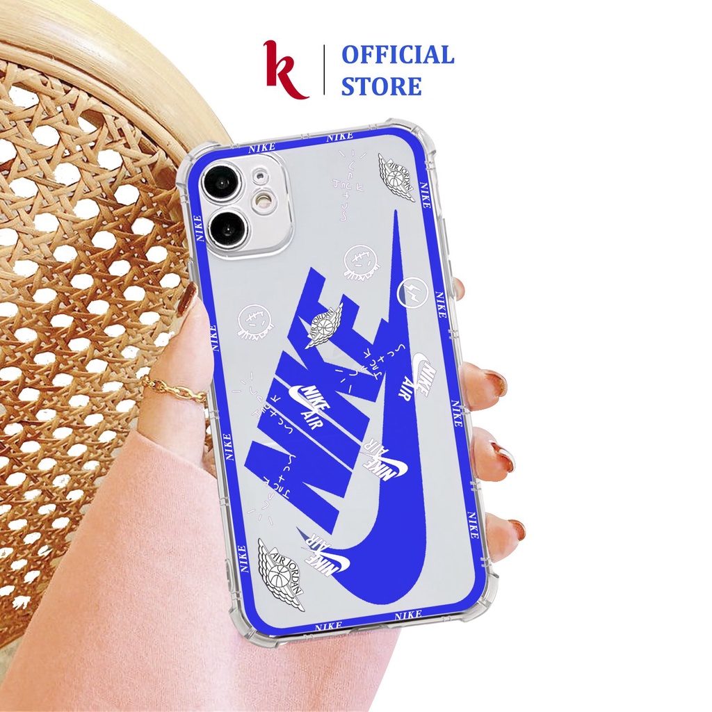 Ốp lưng iphone n.i.k.e trong viền vuông chống sốc case 14plus 14 pro max 13 12 promax 11 mini 6 6s 7 8 plus x xr xs Se