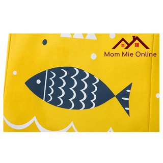 Túi đựng cơm giữ nhiệt Bento Nhật Bản loại dán hình con cá - J134