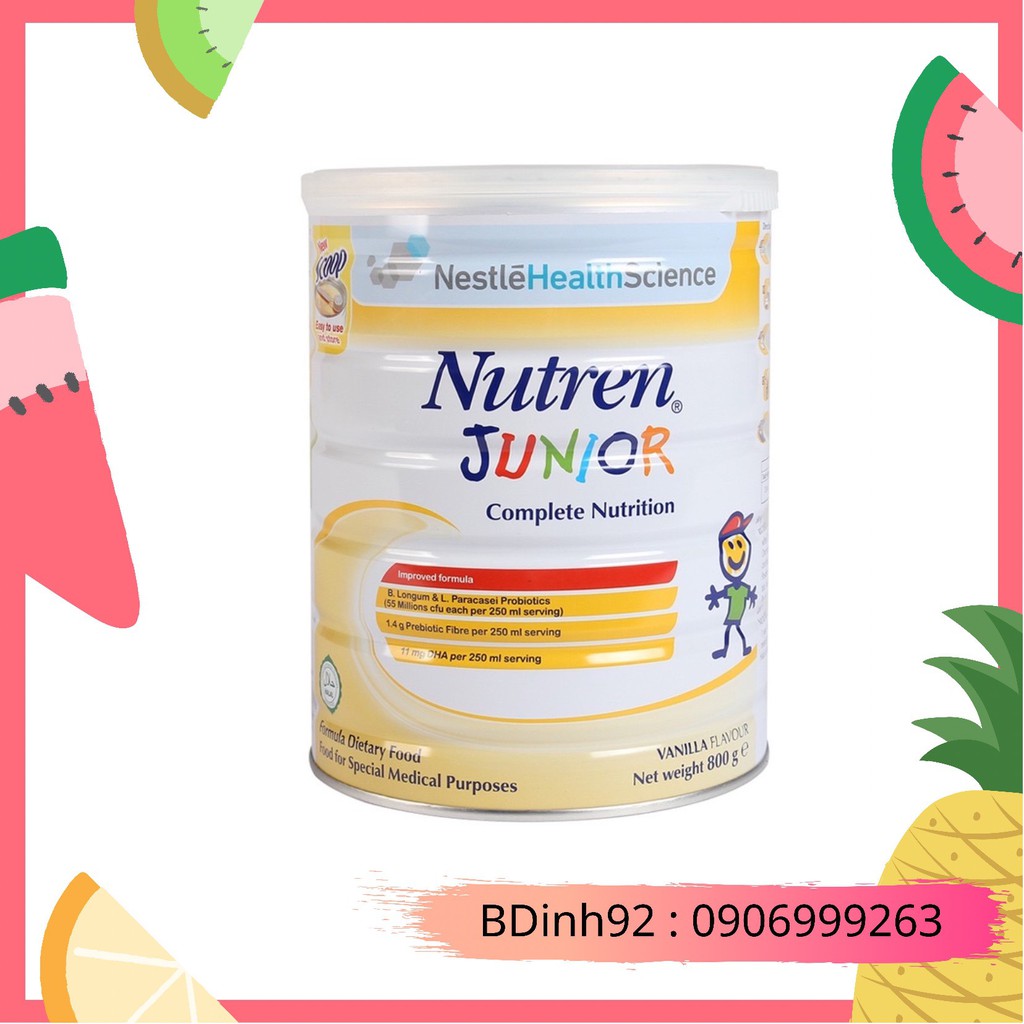 SỮA DINH DƯỠNG NUTREN JUNIOR 800G