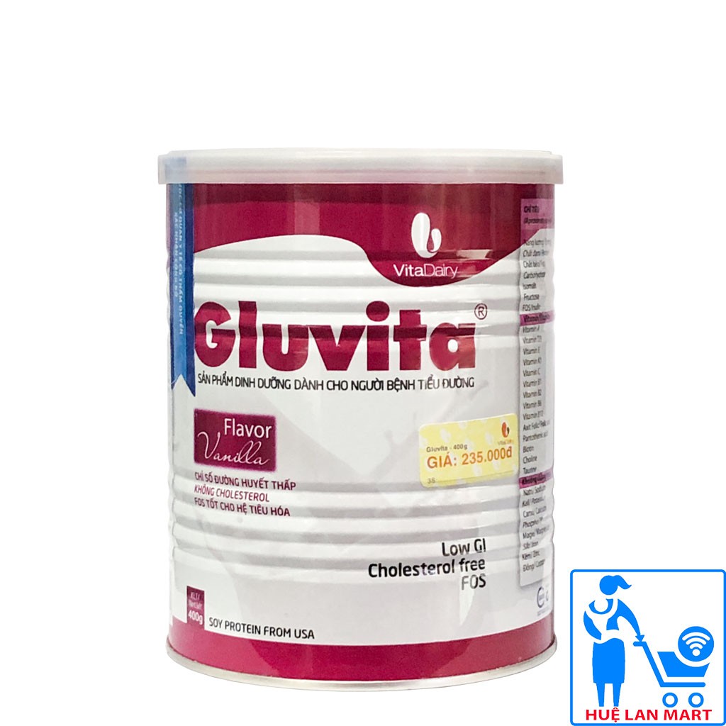 [CHÍNH HÃNG] Sữa Bột VitaDairy Gluvita Hộp 400g