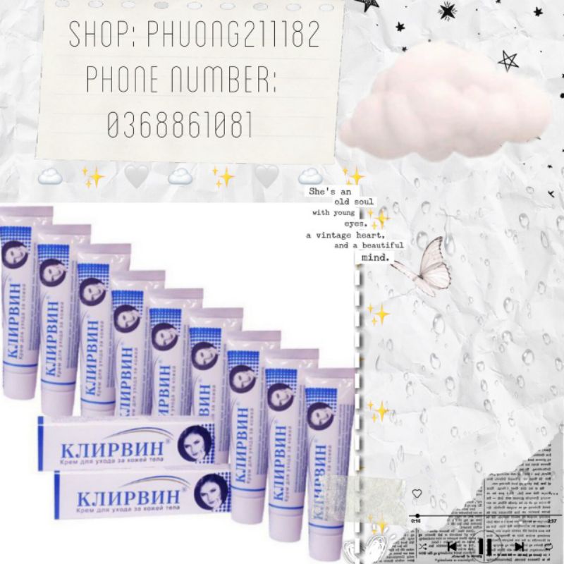 Kem sẹo Klivrin của nga 25g