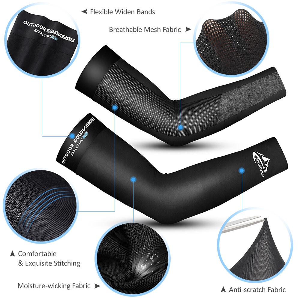 Ống Tay Áo Dài Chống Nắng Chống Tia UV Bảo Vệ Khi Lái Xe / Chơi Bóng Rổ / Bóng Đá Cho Nam Và Nữ