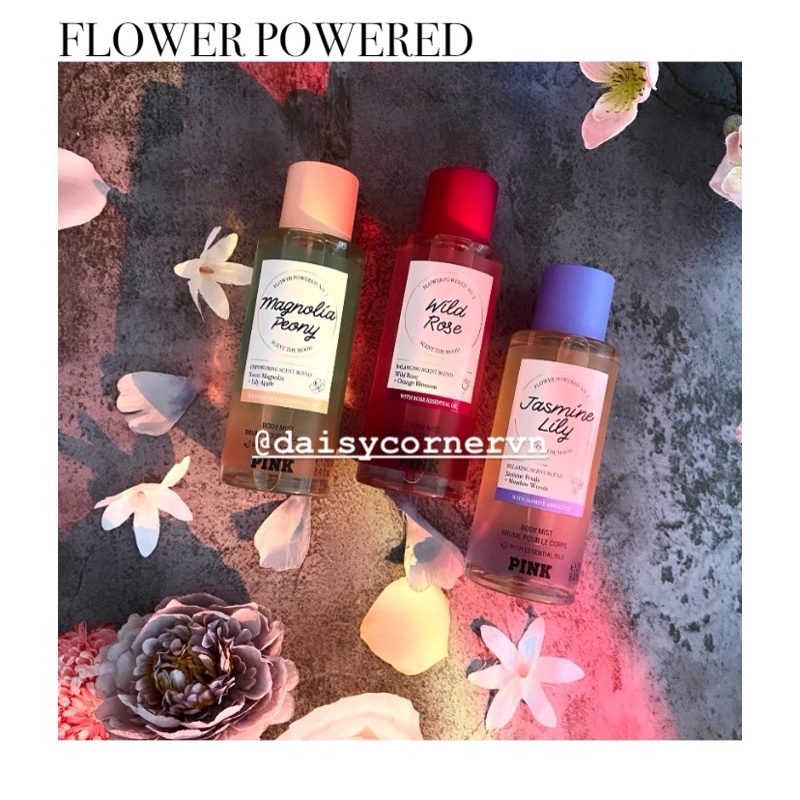 [🇺🇸Bill Mỹ] Xịt thơm body mist Pink Limited Edition Flower | Thế Giới Skin Care