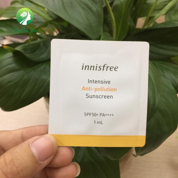 Kem chống nắng Innisfree Intensive Anti Pollution Sunscreen SPF50+/PA++++ gói dùng thử 1ml