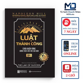 Sách Kỹ Năng - Luật Thành Công - Chìa Khóa Vàng Đánh Thức Ước Mơ Của Bạn Tập 1 - Đọc Kèm Apps - Bizbooks