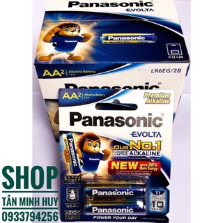 COMBO 5 Vỉ Pin AA panasonic Evolta-LR6EG/2B (vỉ 2 viên)
