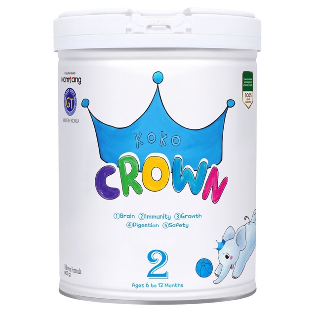(Cam kết chính hãng ) sữa koko crown số 2 cho bé (900g)