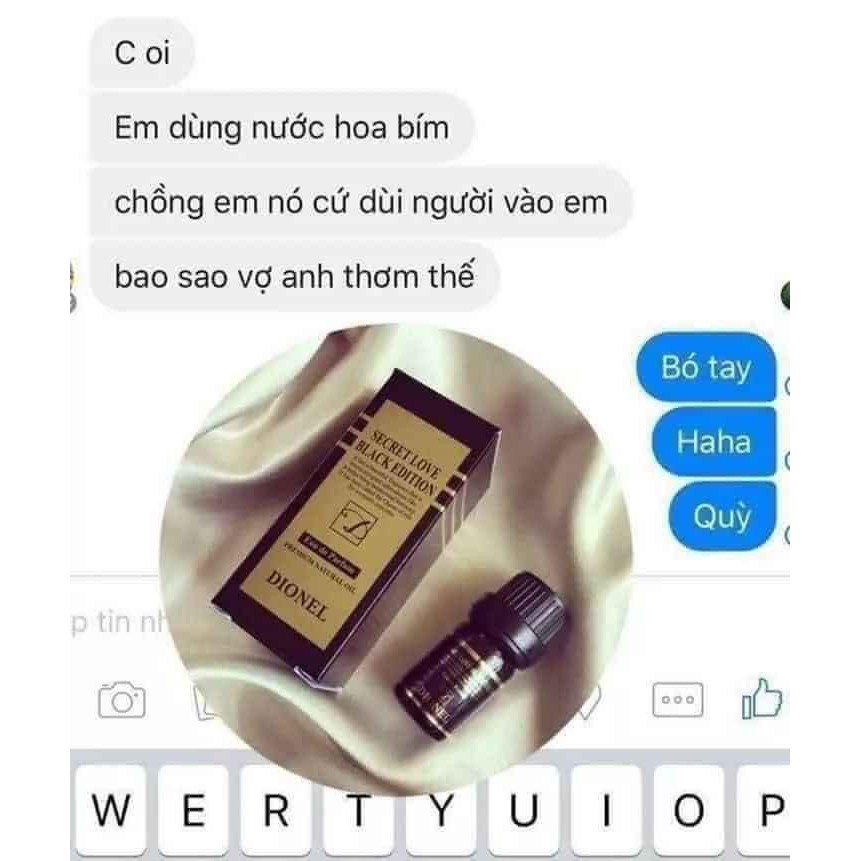 Nước hoa vùng kín DIONEL 5ml Hương Thơm Ngọt Ngào Quyến Rũ