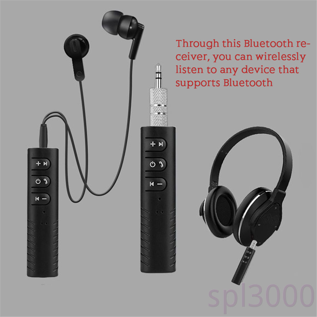 Bluetooth 5.0 Receiver Wireless Transmitter Car Audio Adapter 3.5mm Hands-free Headphone Receiver Converter