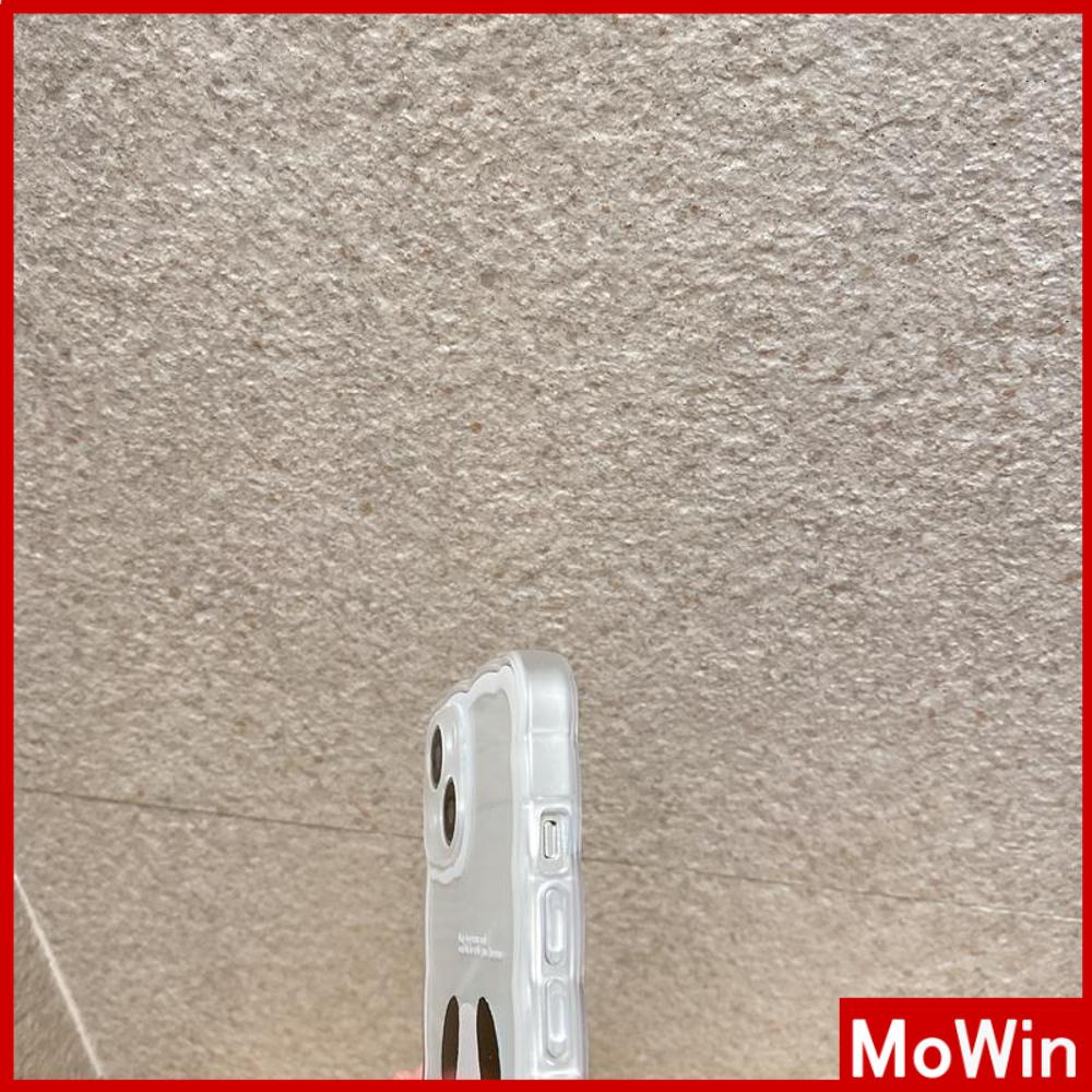 Ốp điện thoại silicon trong suốt chống va đập hình cún dễ thương thích hợp cho iPhone 13 Pro Max 12 Pro Max 11 7 Plus