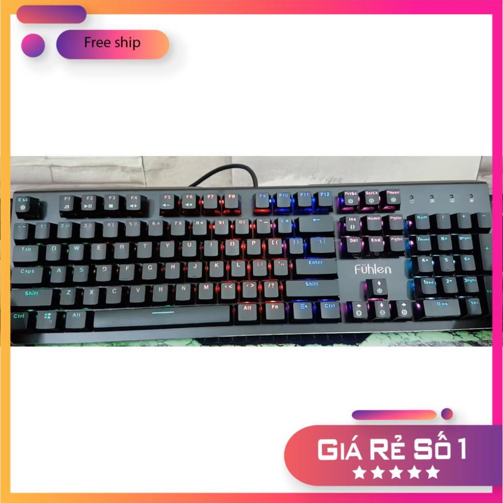 C544  bàn phím Fuhlen D-phím cơ gaming giá rẻ chơi game chuyên dụng