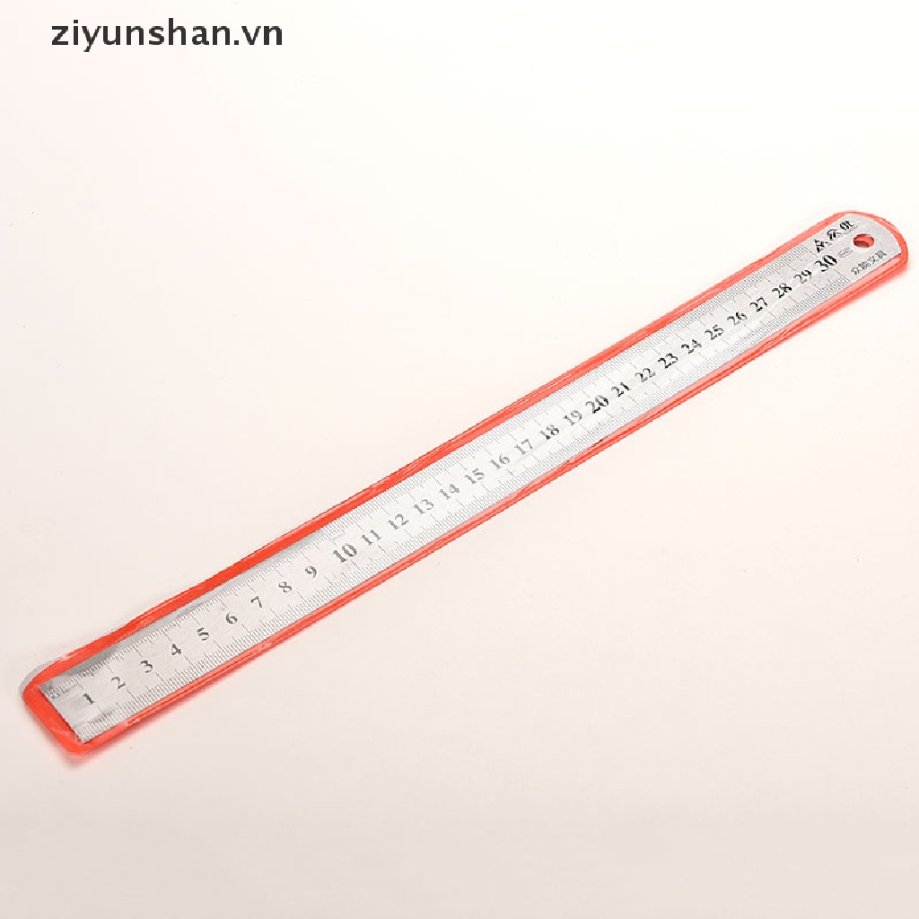 Thước Đo Hai Mặt Bằng Thép Không Gỉ ziyunshan 30cm 3CC