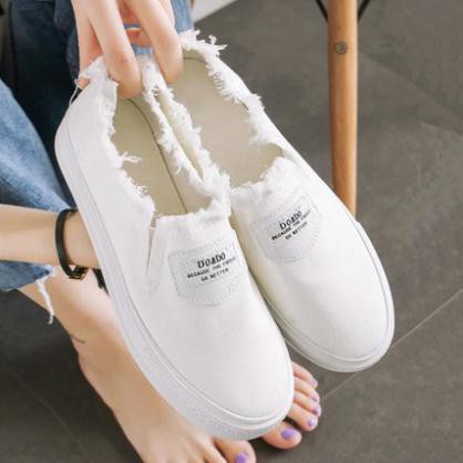Giày lười nữ 2018 hàng Quảng Châu