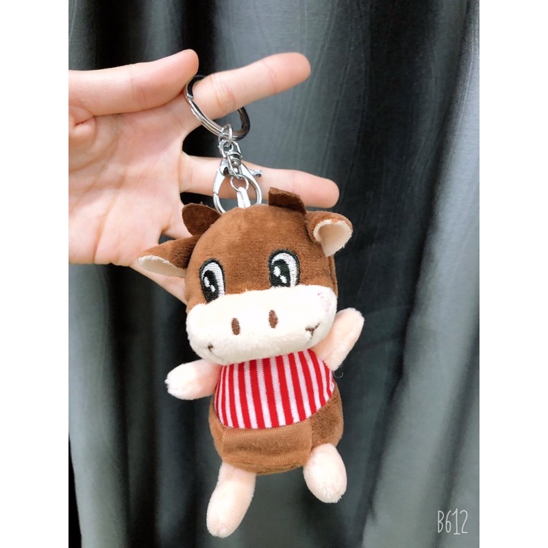 Móc khoá bông hình trâu