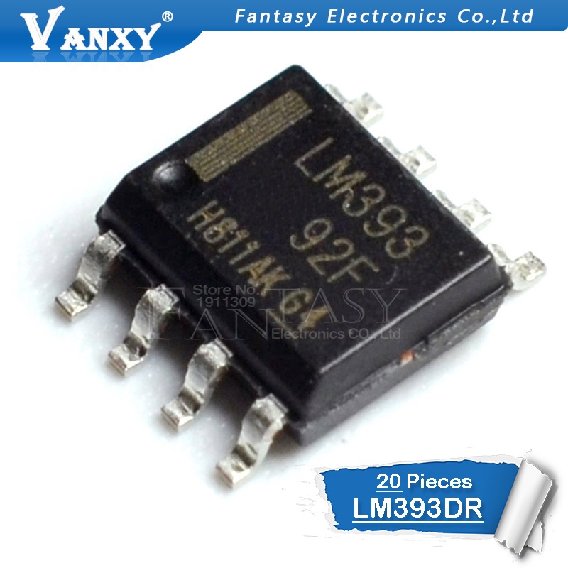 Bộ 20 Ic Chất Lượng Cao Lm393Dr Sop8 Lm393 Sop-8 Sop Lm393Dt Lm393Dr2G Smd