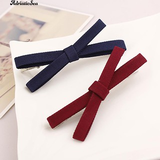 Kẹp tóc nơ vải cổ điển xinh xắn cho nữ
