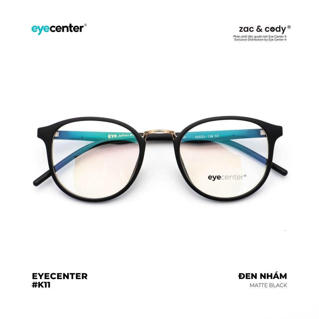 Gọng kính cận nữ K11 chính hãng EYECENTER nhựa dẻo siêu nhẹ nhập khẩu by Eye Center Vietnam