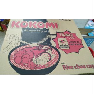 Mì Kokomi tôm chua cay 65g ( tặng 1 lon hổ vằn )