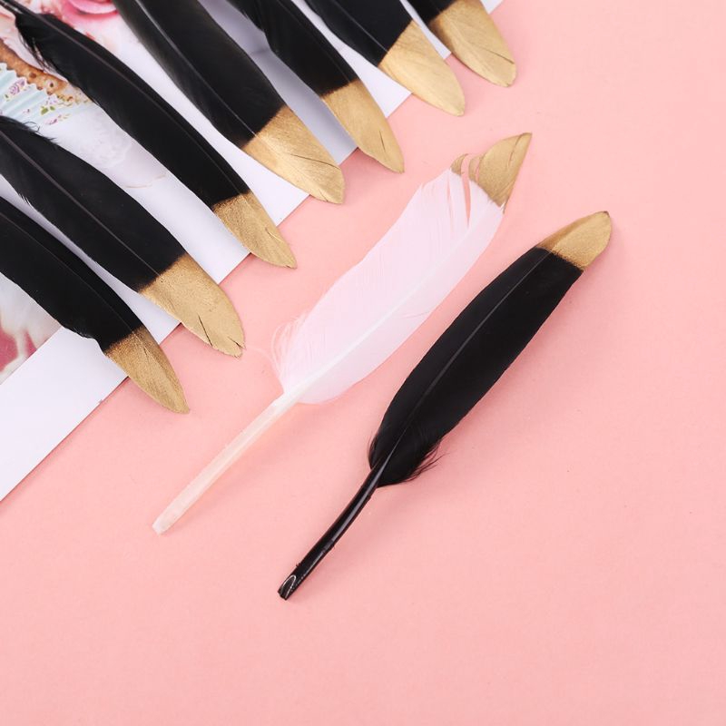 100pcs Goose Feathers for Art Craft Party Decoration Clothing Accessories DIY