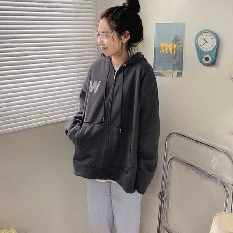 Bộ nỉ W siêu xinh, form thụng như hình nha mnChất nỉ ngoại bao đẹp, màu basic nè