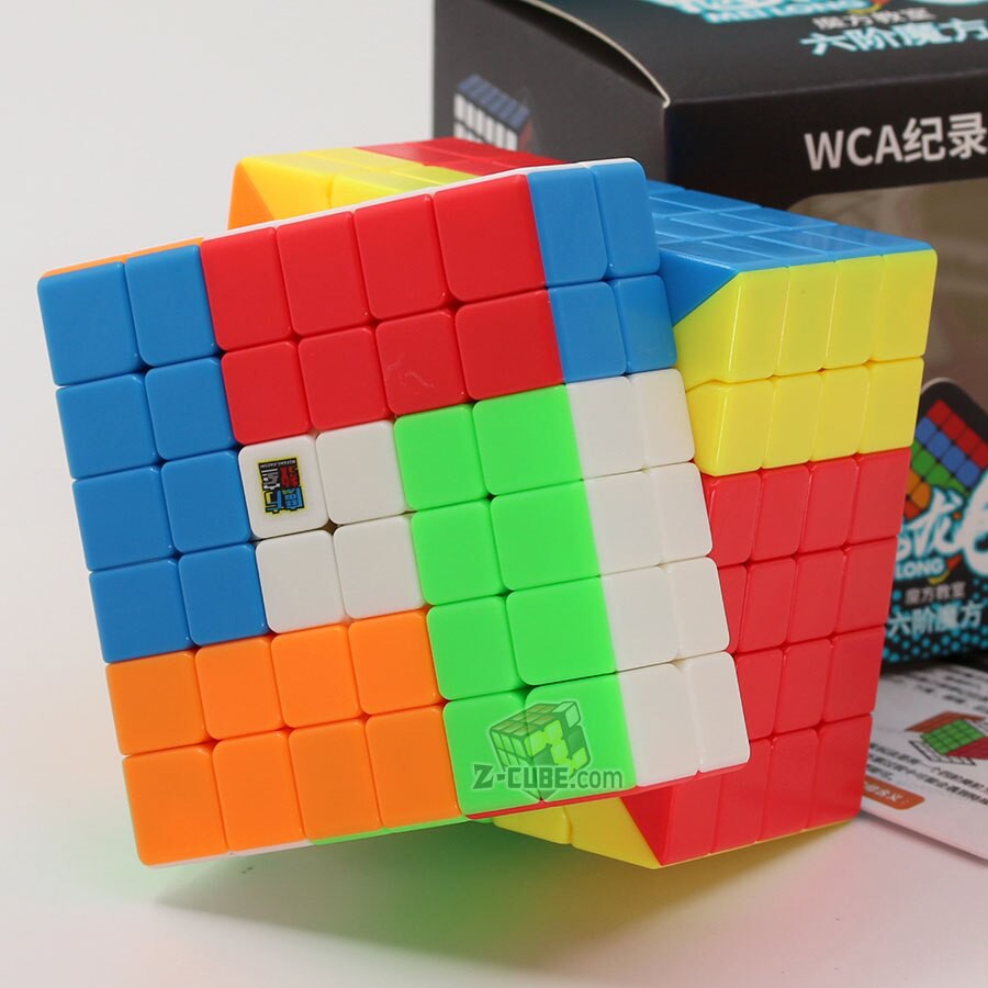 Rubik 6x6 Moyu Meilong Stickerless (Tặng Dầu Bôi Trơn Và Chân Đế) - Rubik 6x6x6 Rubik MF6 Cao Cấp Thách Thức Trí Tuệ