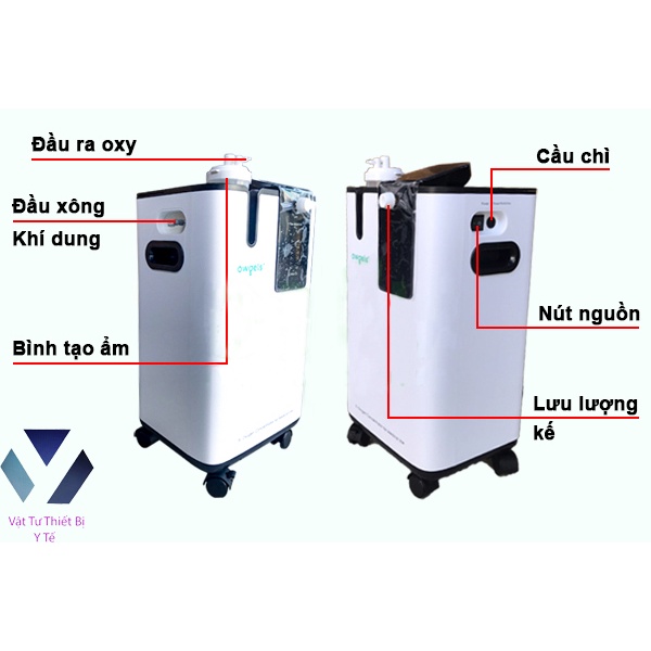 Máy tạo Oxy Owgels OZ -5-01TWO bảo hành chính hãng 2 năm