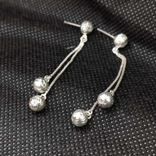 Bông tai tua dua bạc ta _Van jw