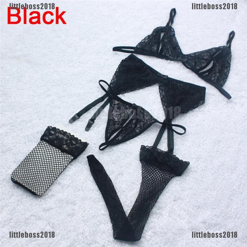 Set đồ lót 4 món hóa trang gợi cảm xinh xắn dành cho nữ | BigBuy360 - bigbuy360.vn