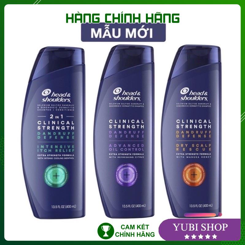 Dầu Gội Ngăn Ngừa Gàu Head &amp; Shoulder Chính Hãng - Dầu Gội Ngăn Ngừa Gàu Head &amp; Shoulder Clinical Strength - Mỹ  - Hot