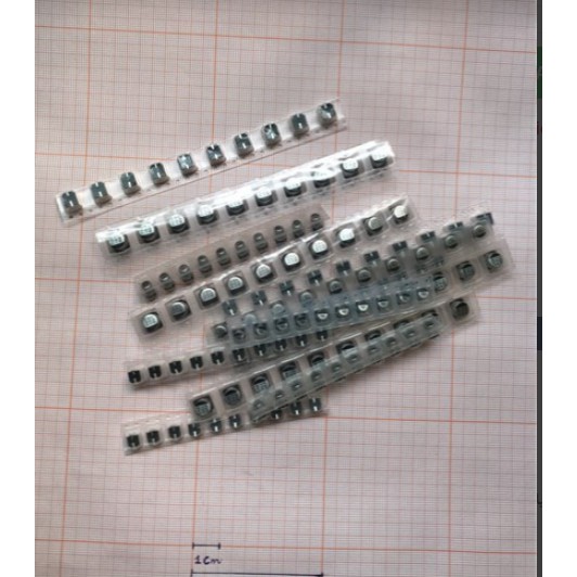 Bịch tụ SMD tổng hợp 13 loại tụ, mỗi loại 10 cái