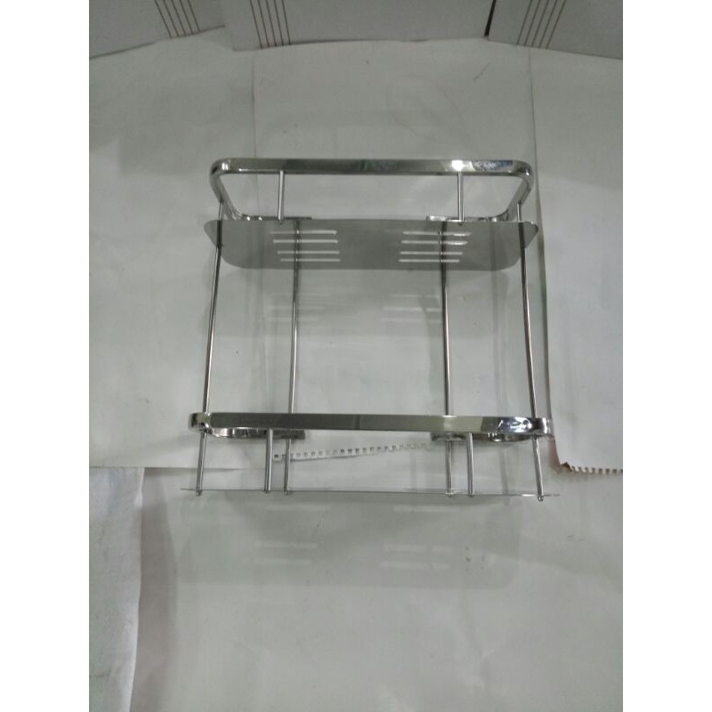 kệ để gia vị dầu gội đầu hình chữ nhật nhà tắm inox 304 cao cấp