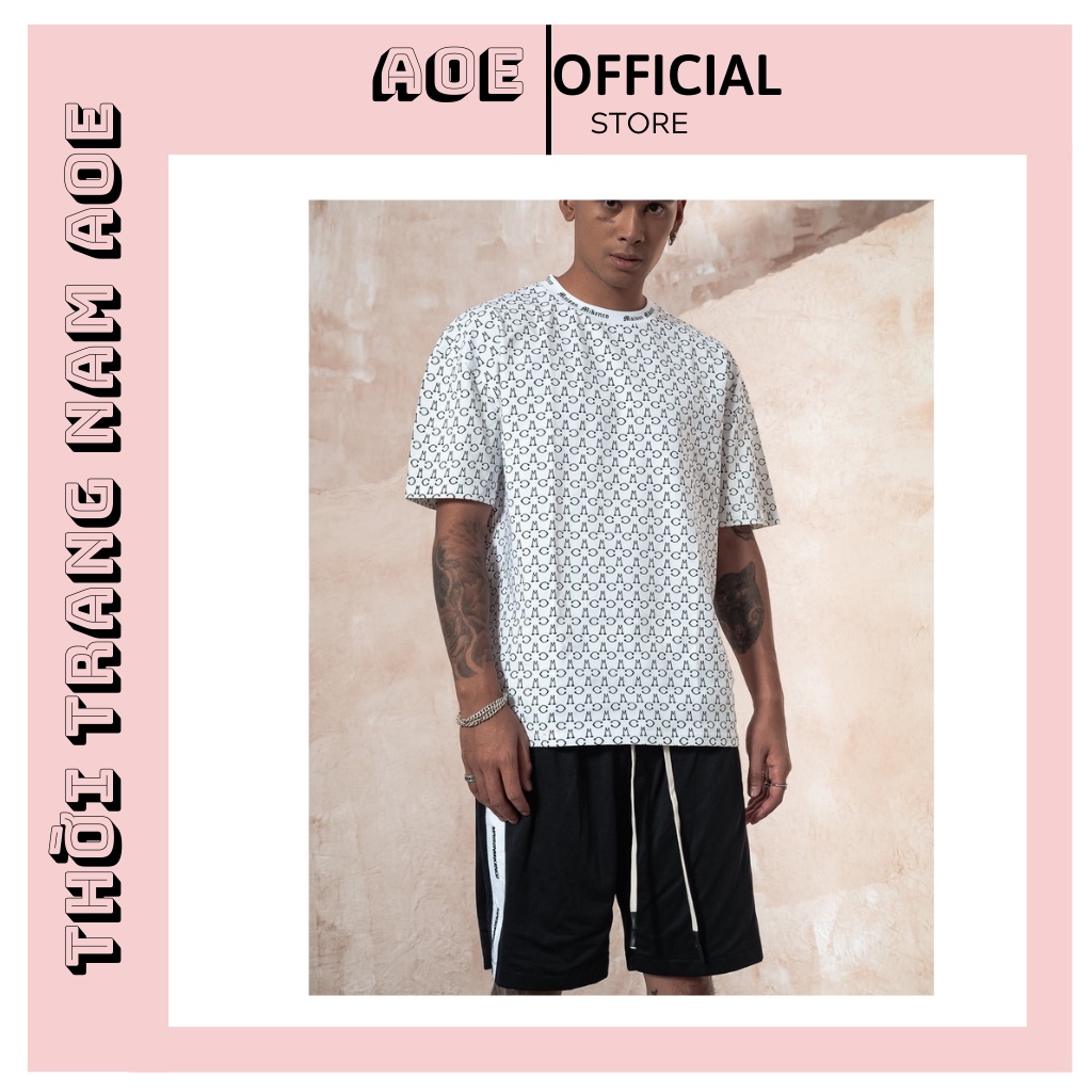 Áo phông nam MIKENCO Monogram in tản nhiệt chữ MC