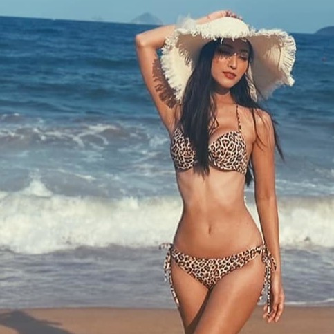 Bikini Da Báo 2 Mảnh Tam Giác Quyến Rũ