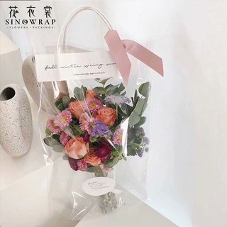 túi đựng bó hoa trong suốt dạng nilong