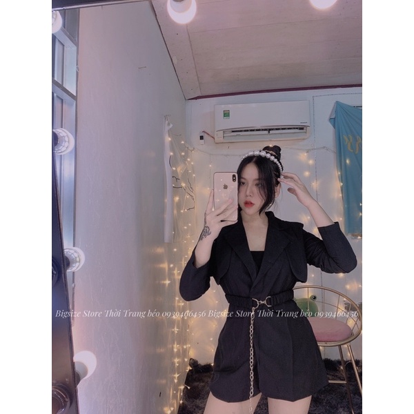 KHOÁT VEST KÈM THẮT LƯNG [BIGSIZE 60-90KG ] | BigBuy360 - bigbuy360.vn