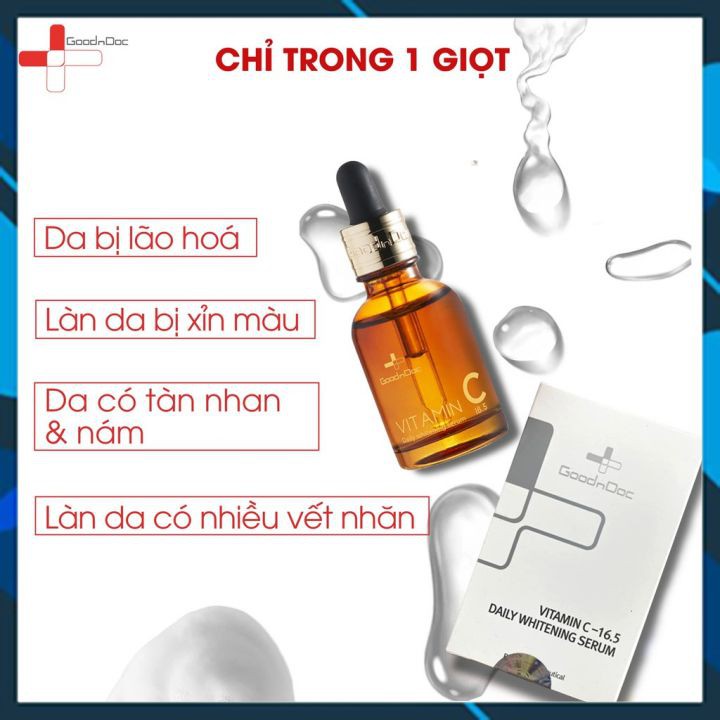 [Hàng Nhập Khẩu] Tinh Chất , Serum dưỡng ẩm, sáng da GOODnDOC HYDRA B5 + C 30ml 5.0 White Store